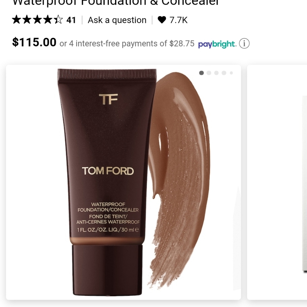 Tom Ford waterproof foundation/concealer